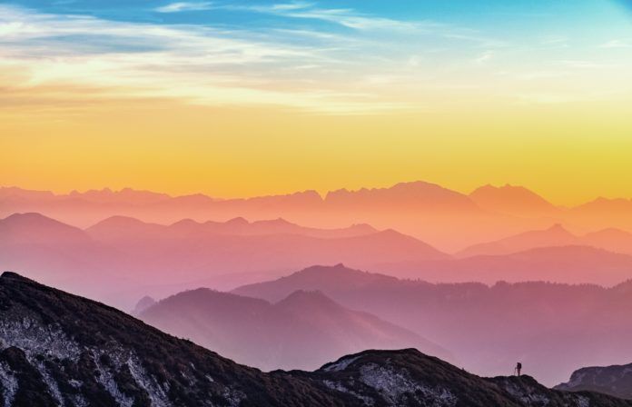 Rainbow mountains