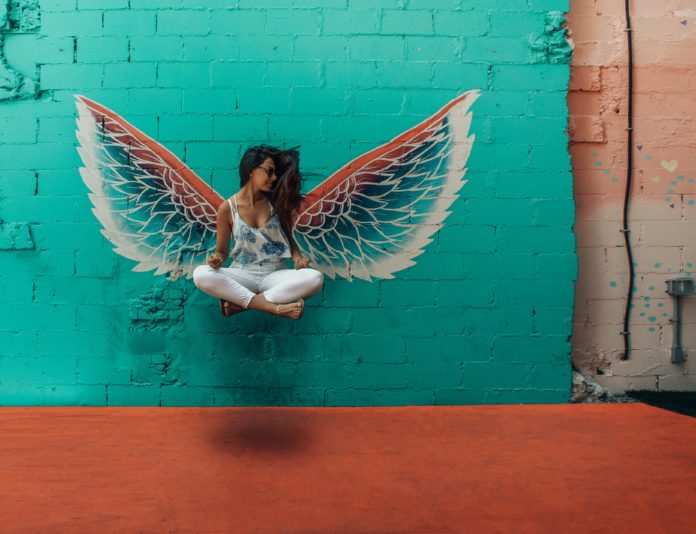FloatingButterflyWoman